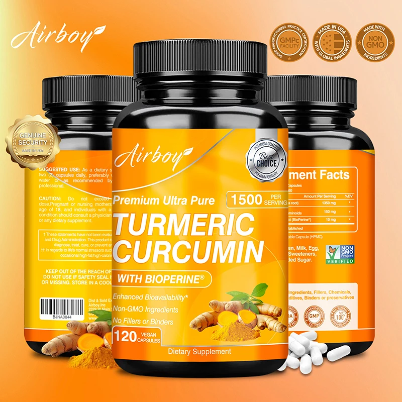 Turmeric Curcumin Capsule - Turmeric Curcumin Capsules - Helps Relieve