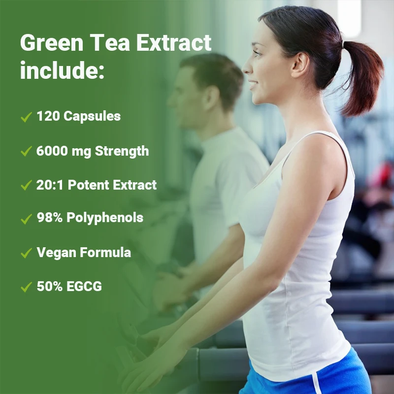 Green Tea Capsules - Boosts Me - Green Tea Extract Fat recension och pris