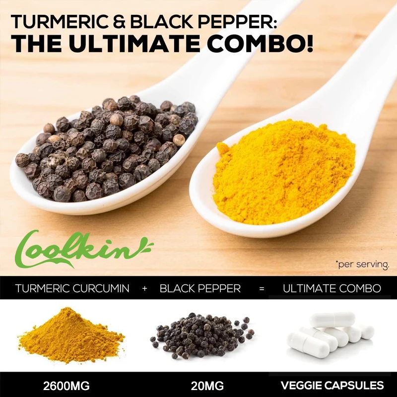 Curcumin Supplement with Black - Turmeric Curcumin Capsule recension och pris