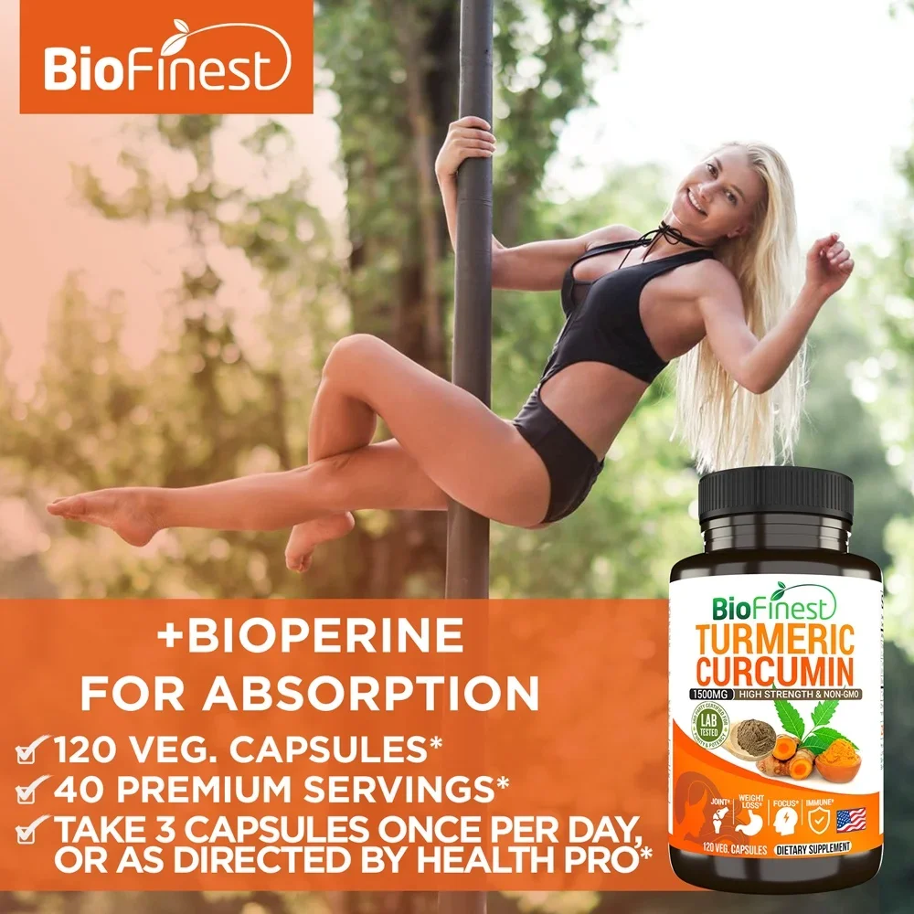 Biofinest Curcumin 1500 Mg 95% - Turmeric Curcumin Capsule recension och pris