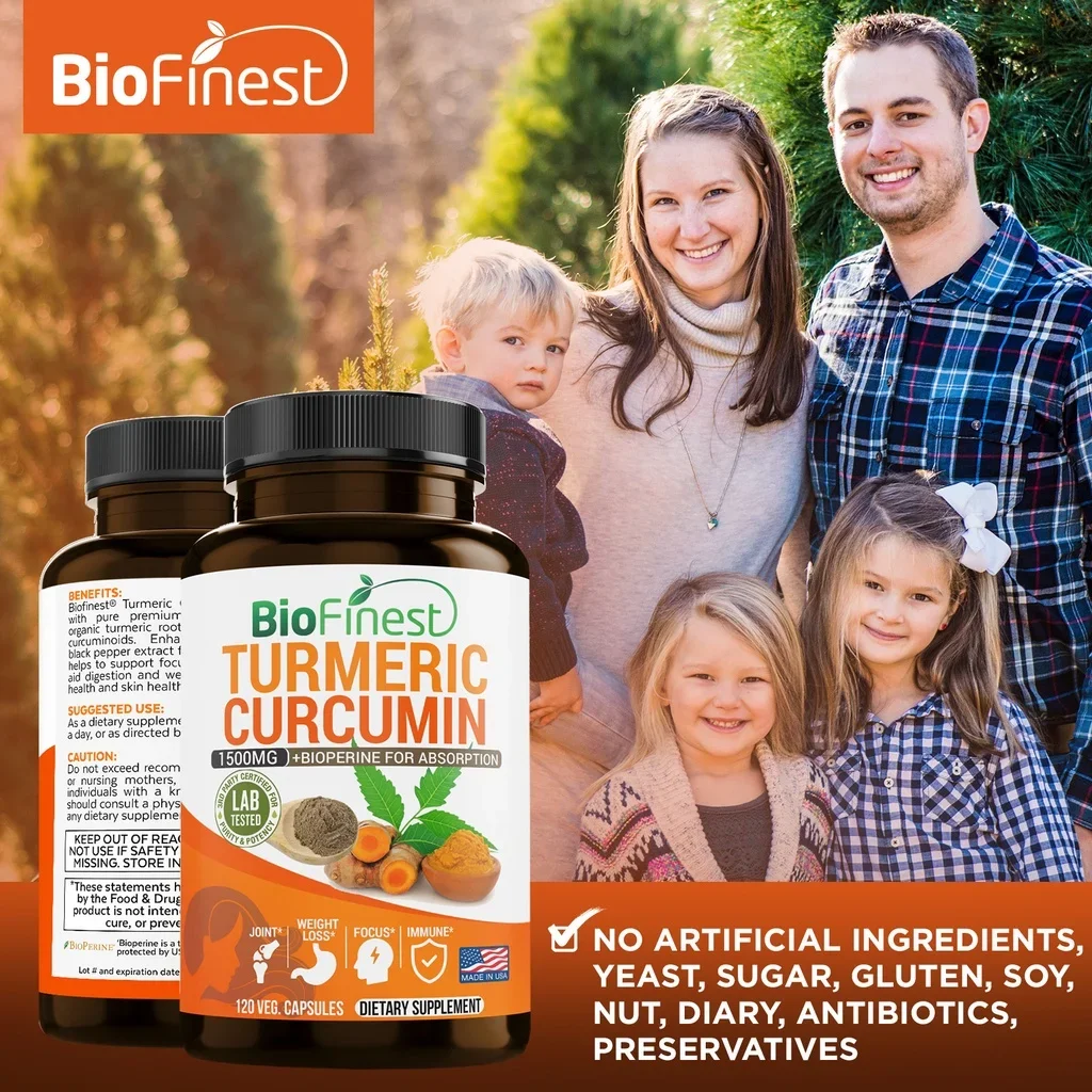 Biofinest Curcumin 1500 Mg 95% - Turmeric Curcumin Capsule recension och pris
