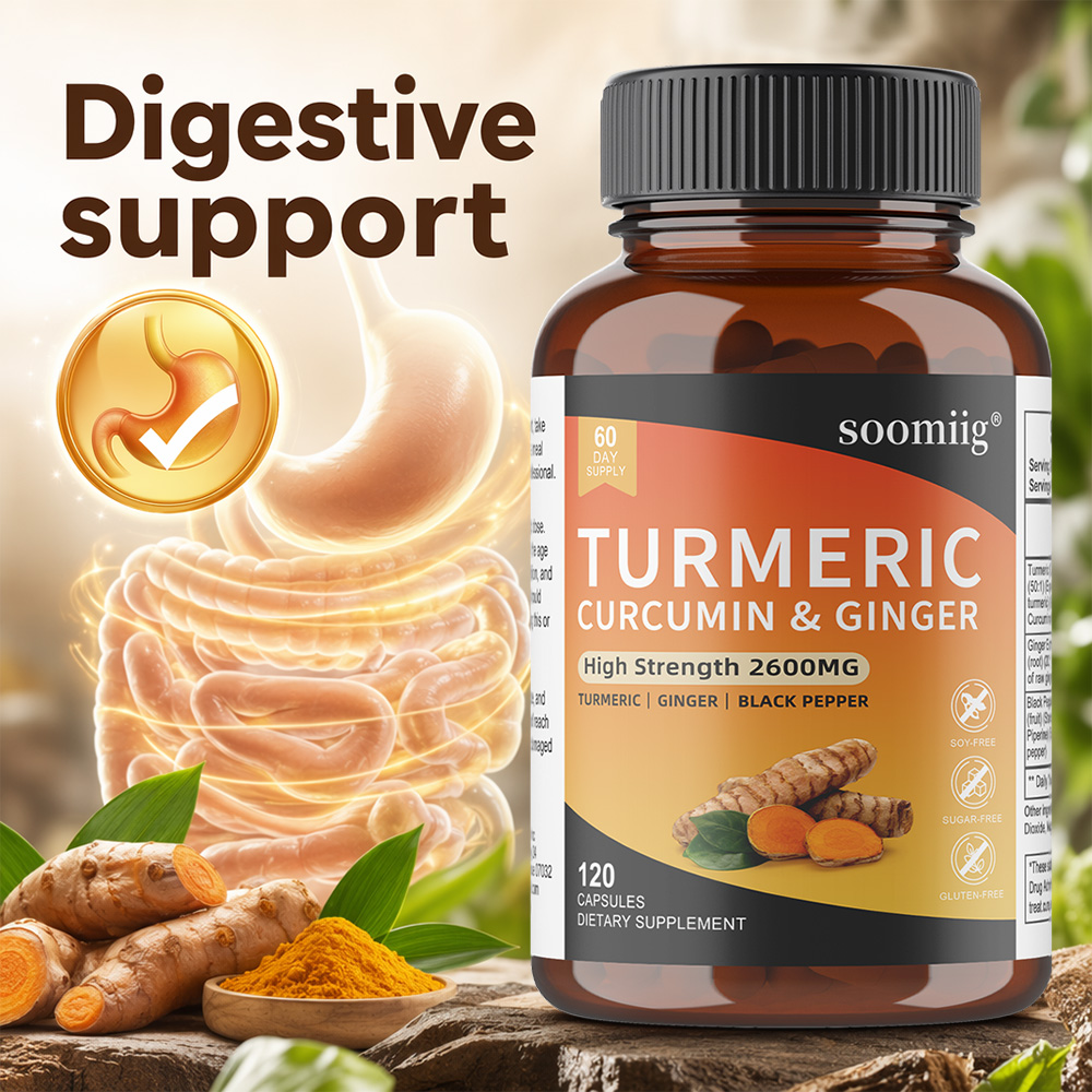 Turmeric Ginger & Black Pepper - Turmeric Curcumin Capsule recension och pris