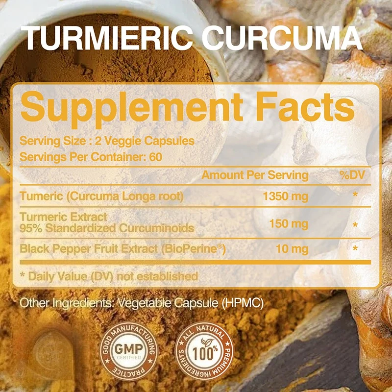 Turmeric Curcumin Capsules - H - Turmeric Curcumin Capsule recension och pris