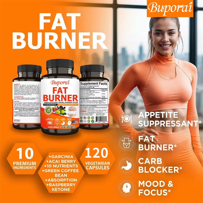 Fat Burner Supplement - Boosts - Green Tea Extract Fat recension och pris