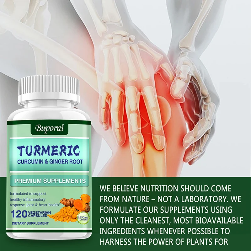 Turmeric Curcumin + Ginger Roo - Turmeric Curcumin Capsule recension och pris