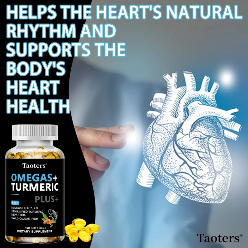 Omega 3 6 9 Supplement Plus -  - Turmeric Curcumin Capsule recension och pris