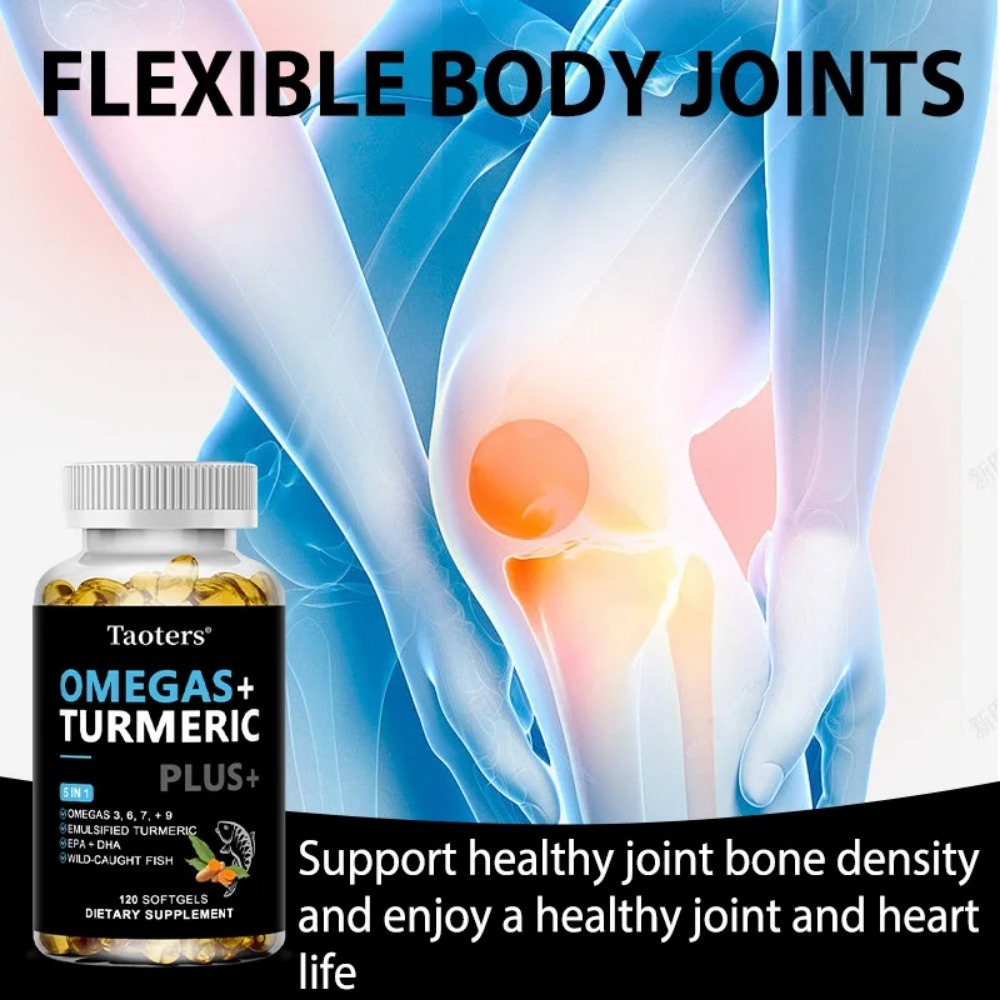 Omega 3 6 9 Supplement Plus -  - Turmeric Curcumin Capsule recension och pris