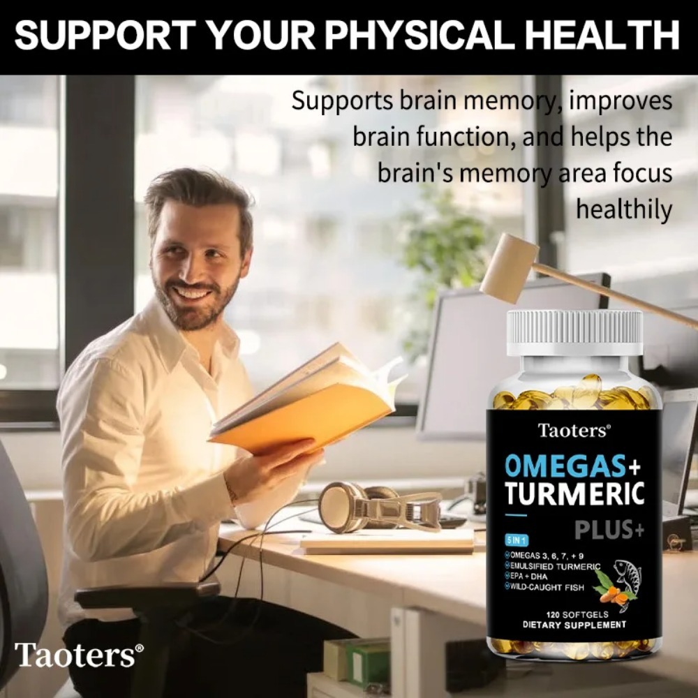 Omega 3 6 9 Supplement Plus -  - Turmeric Curcumin Capsule recension och pris