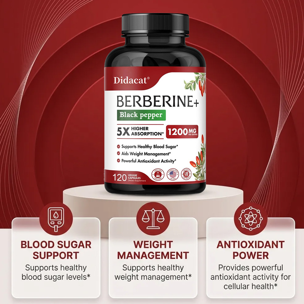 Berberine Supplement 1200mg -  - Apple Cider Vinegar Pill recension och pris