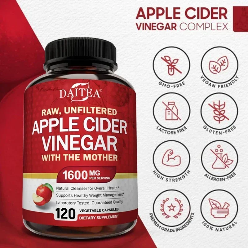 Apple Cider Vinegar 1600 mg wi - Apple Cider Vinegar Pill recension och pris